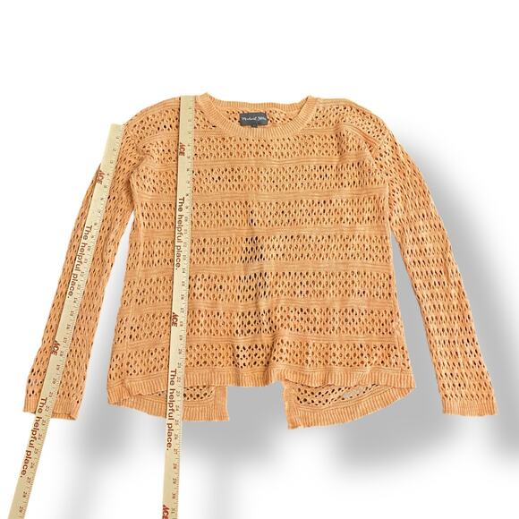 Michael Stars Open Knit Crew Neck Long Sleeve Top
Womens Size M/L‎ Coral - Picture 3 of 7